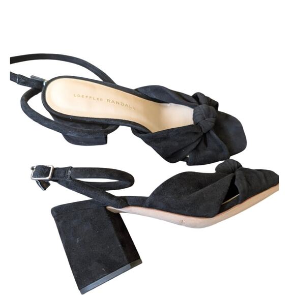 Loeffler Randall Fiamma Ankle Strap Sandal Black 6 - Picture 3 of 7